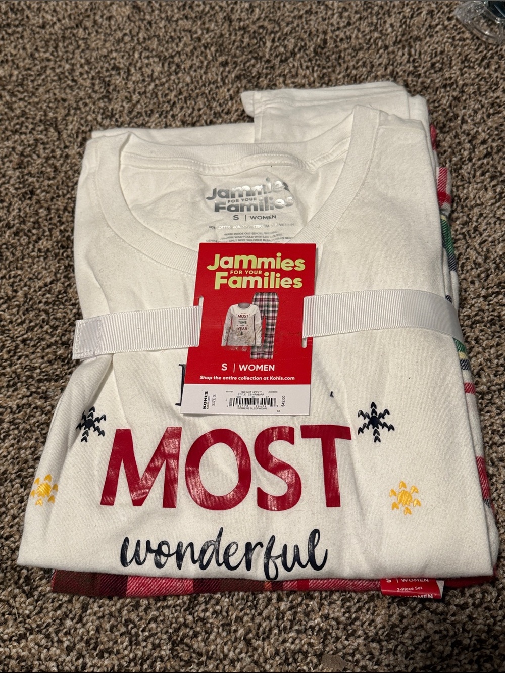 Women’s White 'Most Wonderful' Pajama Top - Jammies For Your Families